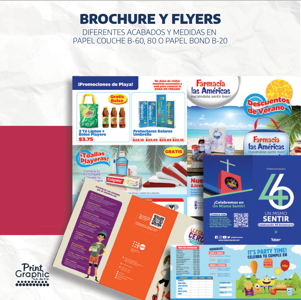 Brochure y Flyers
