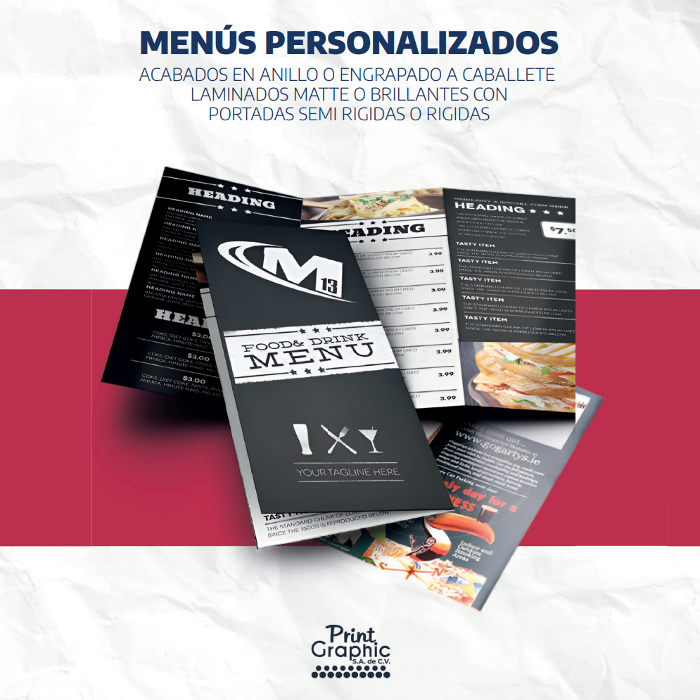 Menus Personalizados