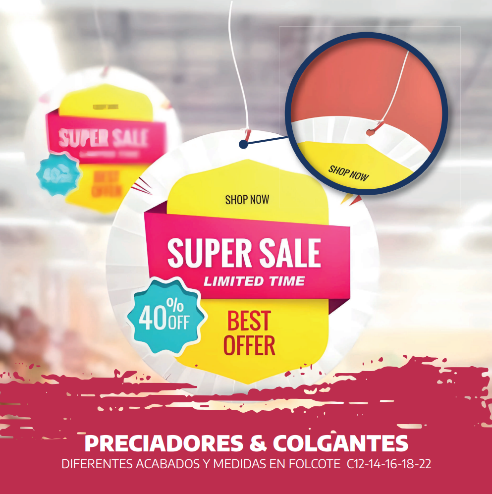 Preciadores y Colgantes